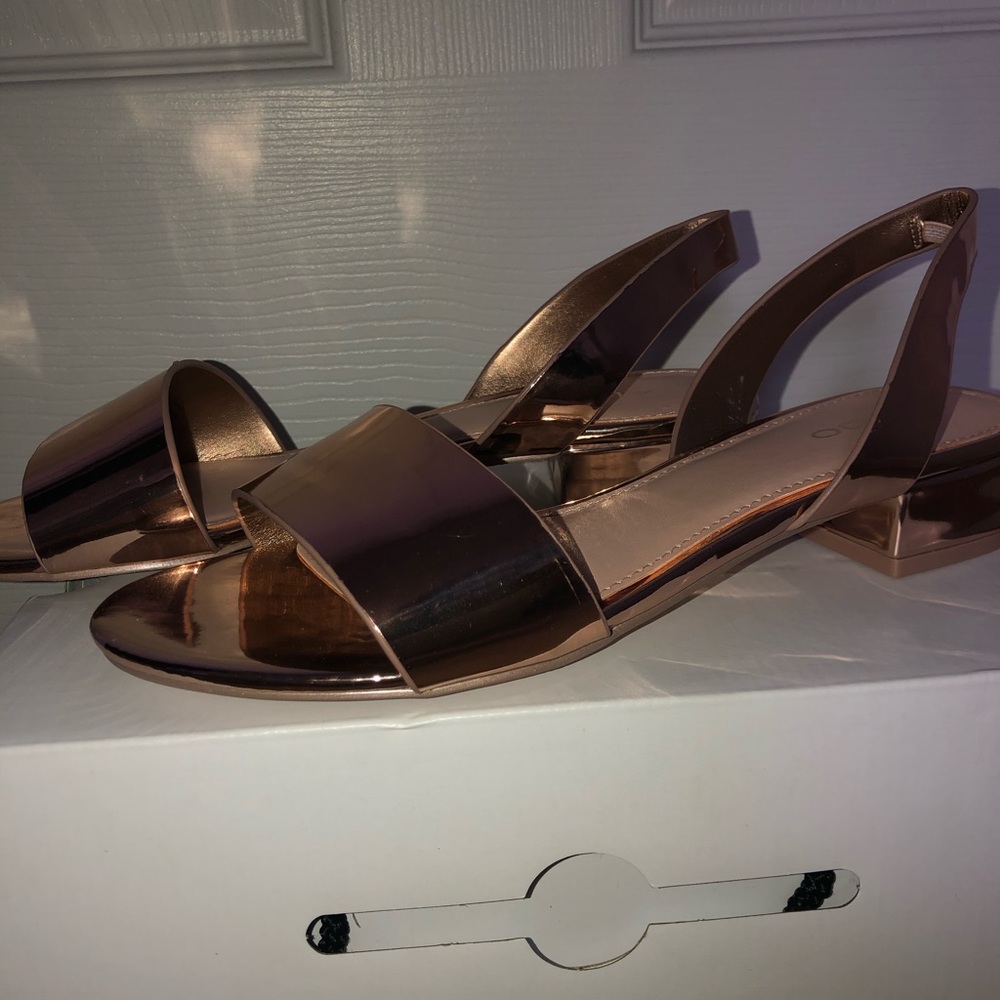 gold heels